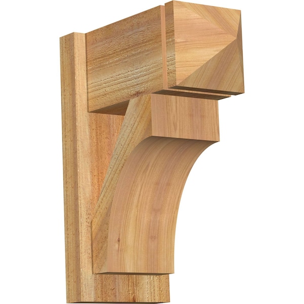 Ekena Millwork Westlake Arts & Crafts Rough Sawn Outlooker, Western Red Cedar, 8"W x 16"D x 20"H OUT08X16X20WTL03RWR - main
